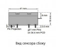 Сенсор электрохимический CO/SF-4E-S на монооксид углерода с водородной компенсацией (CO, 0-2000ppm)