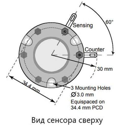 Сенсор электрохимический CO/SF-2E-S на монооксид углерода (CO, 0-300ppm)