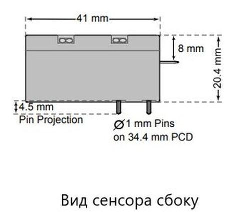 Сенсор электрохимический CO/SF-2E-S на монооксид углерода (CO, 0-300ppm)