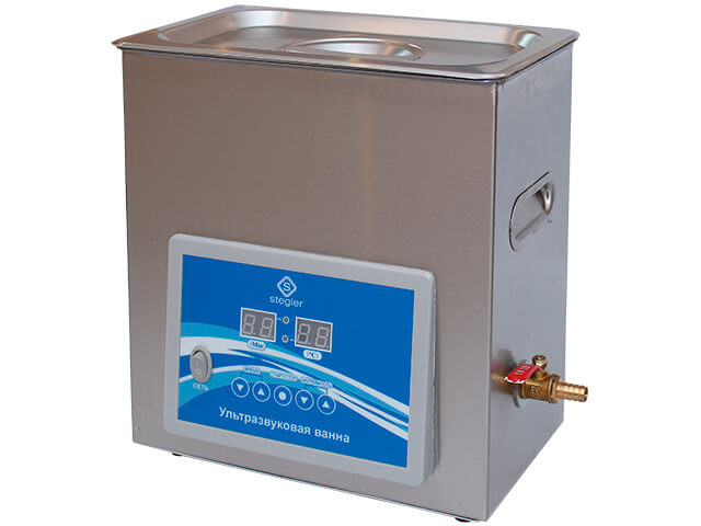 Ультразвуковая ванна (мойка) Stegler 5DT (5 л,20-80 C, 120W)