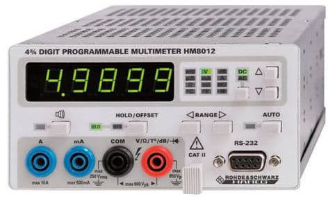 4? - разрядный программируемый мультиметр Rohde & Schwarz HM8012