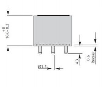 Сенсор 3-х электродный компактный 4 Series 4PH на фосфин (PH3, 0-20 ppm)