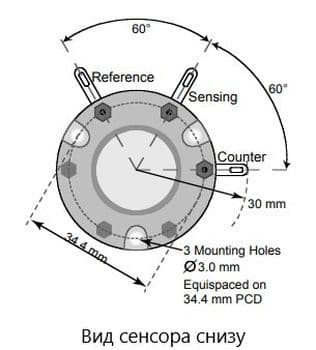 Сенсор электрохимический CH2O/S-10 на формальдегид (CH2O, 0-10ppm)