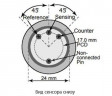 Сенсор электрохимический PH3/C-5 на фосфин (PH3, 0-5ppm)
