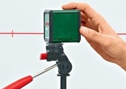 Удобная работа нивелира Quigo III Bosch